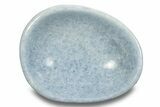 Polished Blue Calcite Bowl - Madagascar #245439-1